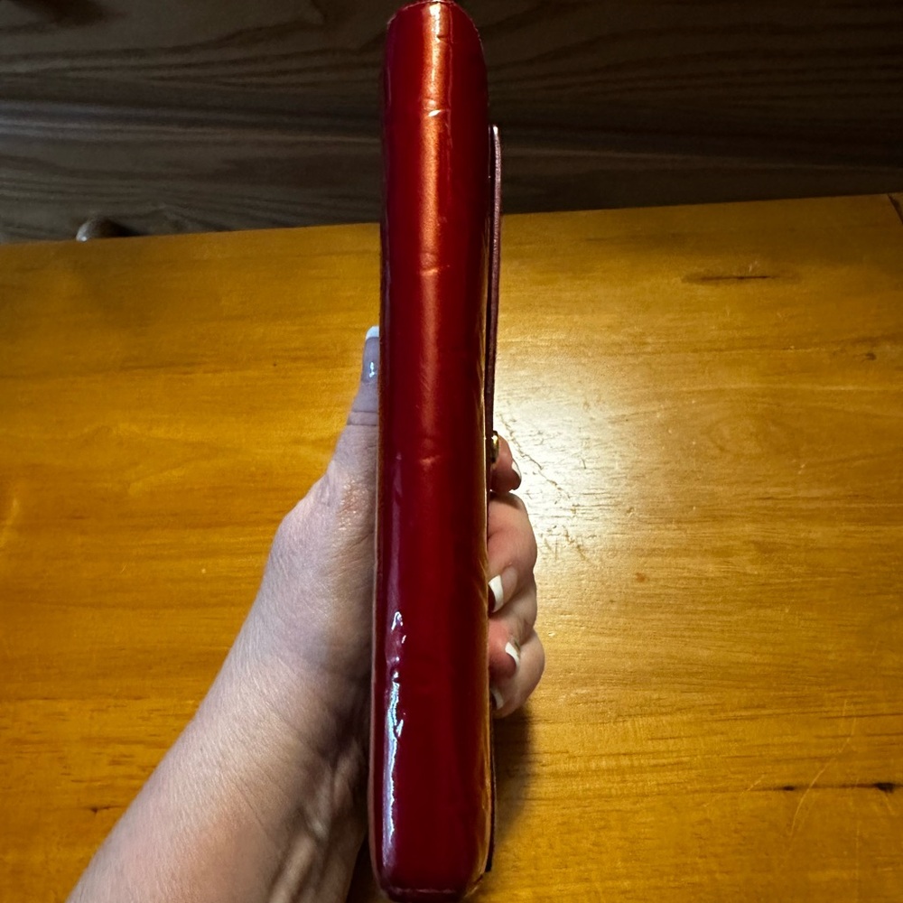 Louis Vuitton Red Vernis Leather Sarah Wallet - Picture 12 of 12